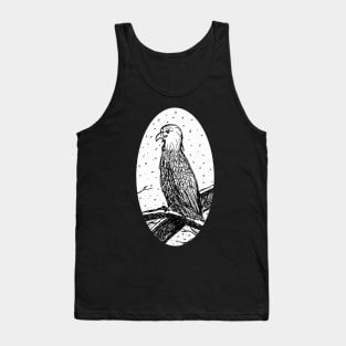 Eagle in Snow - Large Tank Top